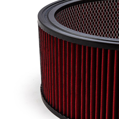 14" x 6" Red Washable Air Filter Element Only - Foto 3 di 5