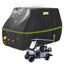 4/6 Passenger Golf Cart Cover, 100 600D Waterproof Golf Cart 4 Passenger