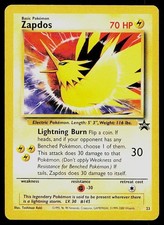 Pokemon Card Wizards Black Star Promos Zapdos 23 Promo on eBay