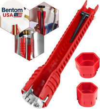 8 in 1 Faucet and Sink Wrench, Multifunctional Wrench Removal Nut Plumbing Tool,