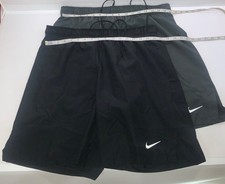 NIKE Flex Woven Shorts ULTRA LITE NO POCKET elastic tie 8.5 LRG BLK or XL GRAY