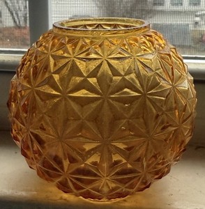 Amber Glass Lamp Shade | eBay