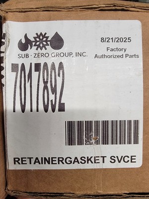 BRAND NEW SubZero Fridge Gasket Retainer 7017892