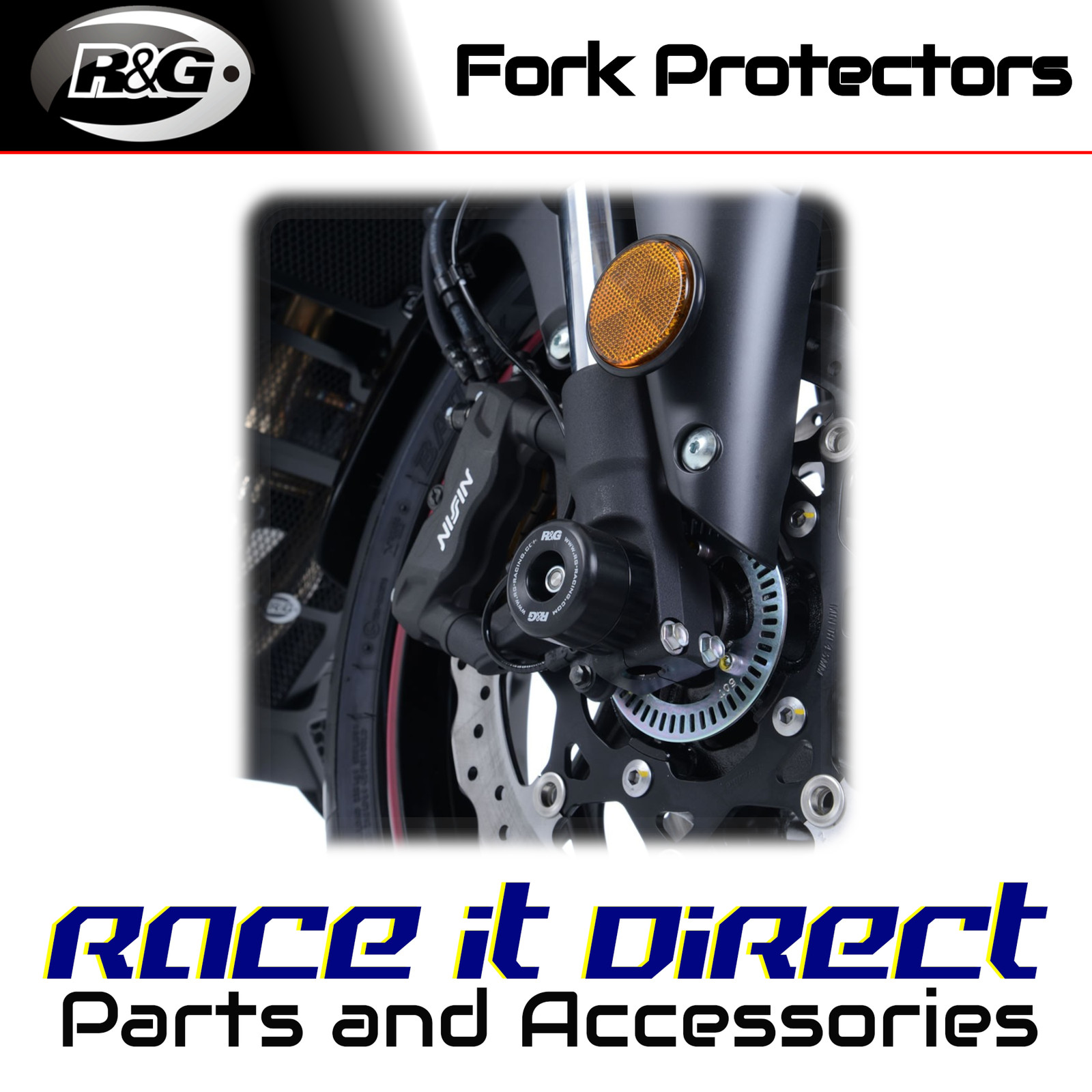 R&G - FP0196BK - Fork Protectors