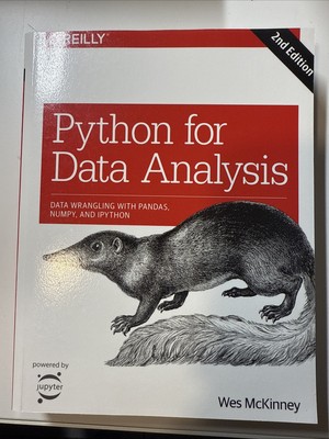 Python for Data Analysis : Data Wrangling with Pandas, NumPy, and IPython by Wes