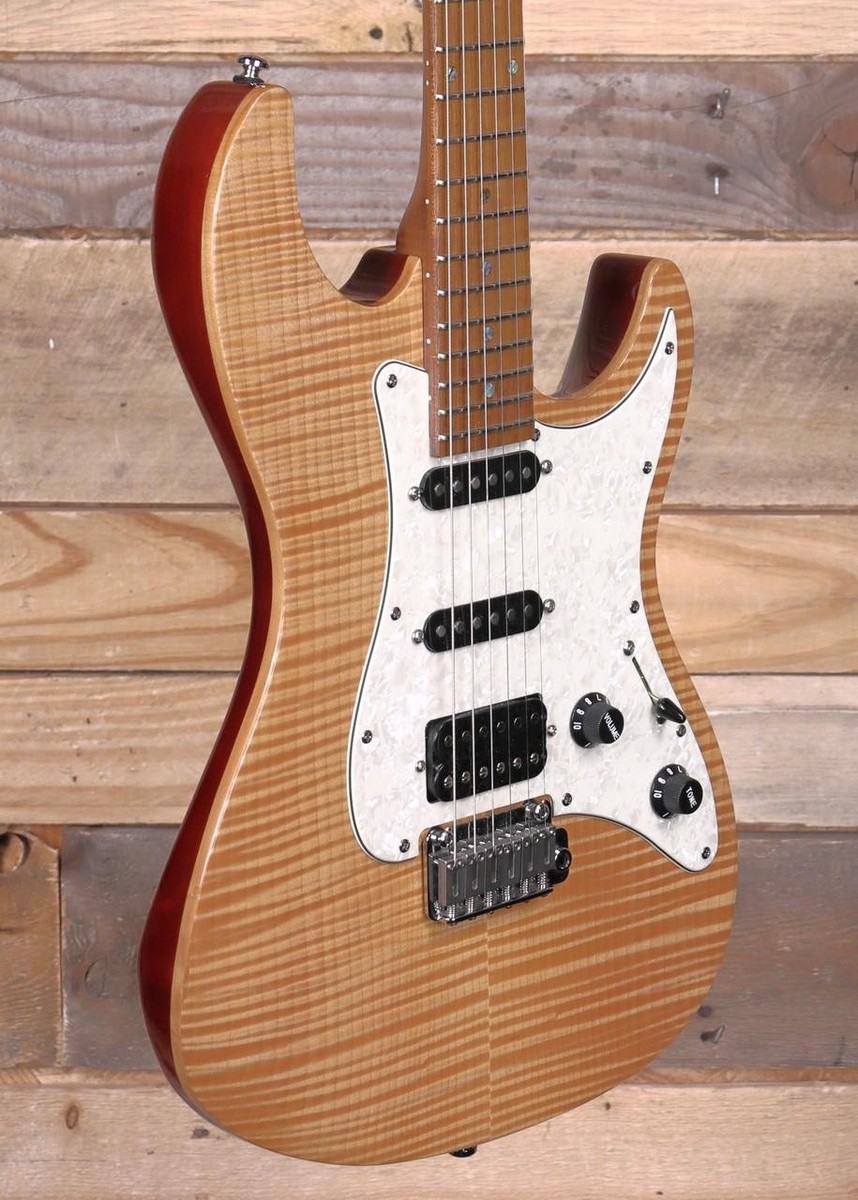 Sire Larry Carlton S7 Flame Maple Top Electric Guitar Natural