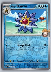 Misty's Starmie 047/182 Destined Rivals Reverse Holo