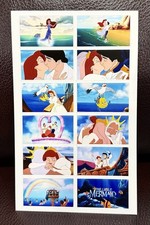 Disney The Little Mermaid Princess Ariel Scene Custom Sticker Sheet Set