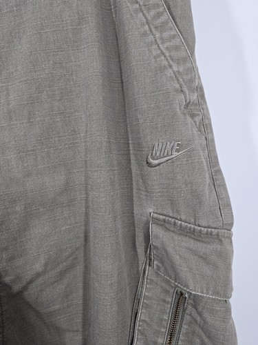 Nike Vintage Cargo Trousers XL Grey Heavy Utility Workwear style - Picture 3 of 17