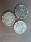 morgan silver dollar lot of 3