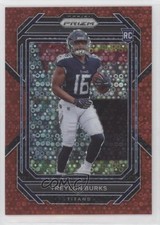 2022 Panini Prizm Rookies No Huddle Red Prizm 39/50 Treylon Burks #313 s1i