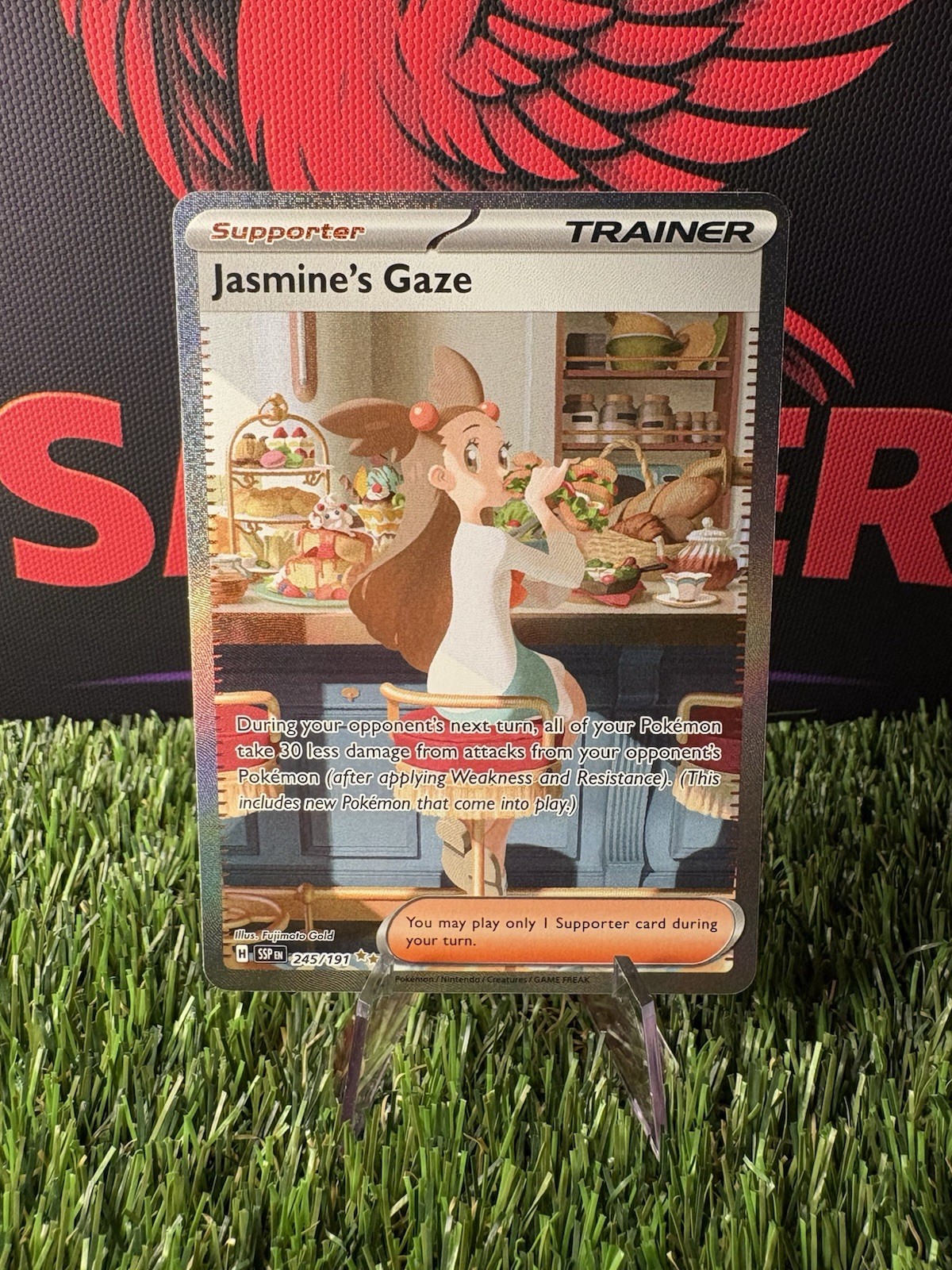 Jasmine's Gaze 245/191 SIR. Surging Sparks Pokemon TCG