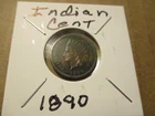 Indian Penny, Rare, 1890-P, Hard to find.. #11