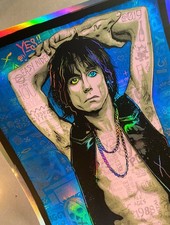 Iggy Pop Zoltron Rainbow Foil California '88 Paul McAlpine Art Poster Print