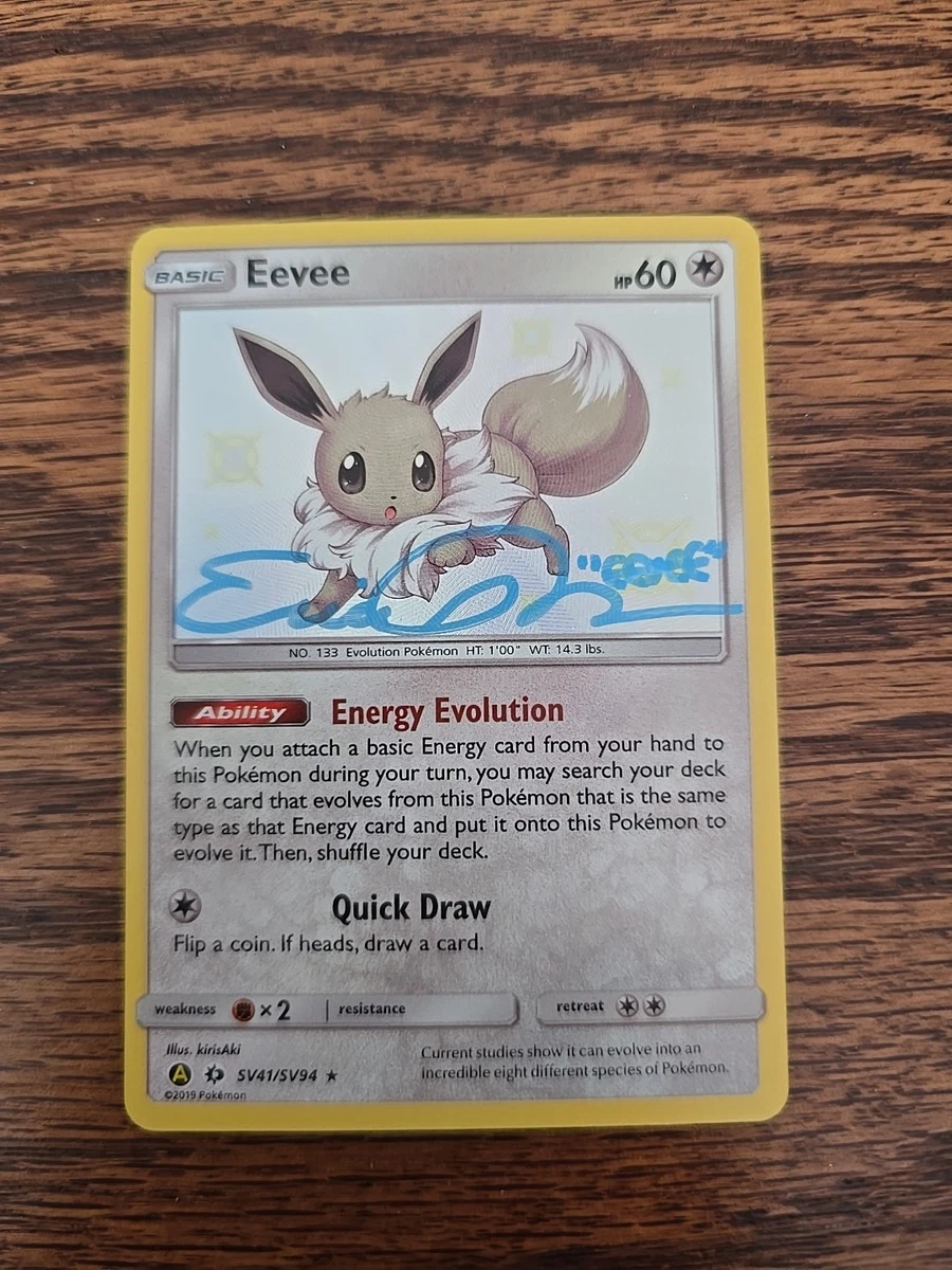 Eevee SV41/SV94 Hidden Fates: Shiny Vault for sale | eBay