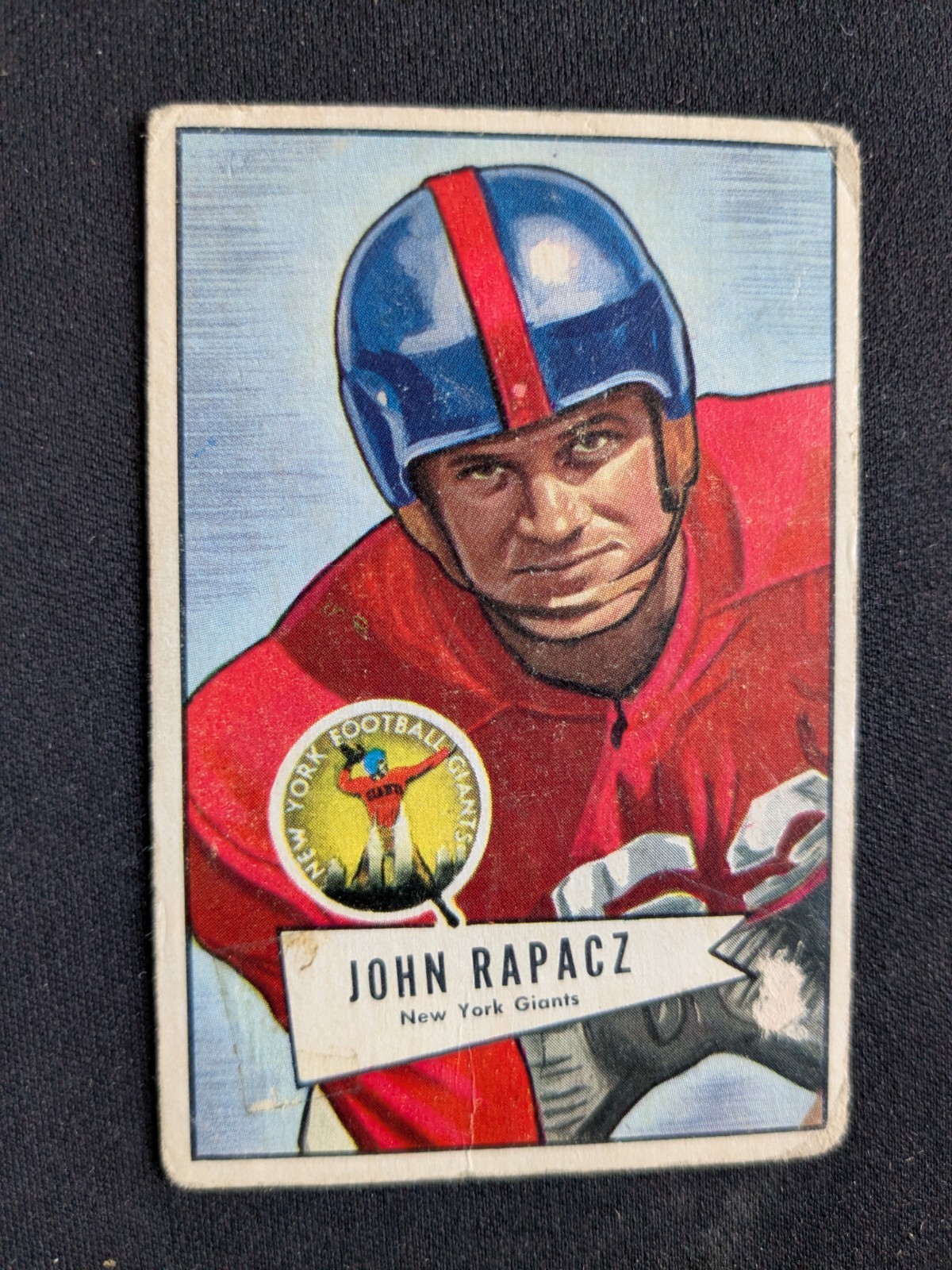 John Rapacz #131 Football Cards 1952 Bowman Small trading card — raw and PSA graded price guide