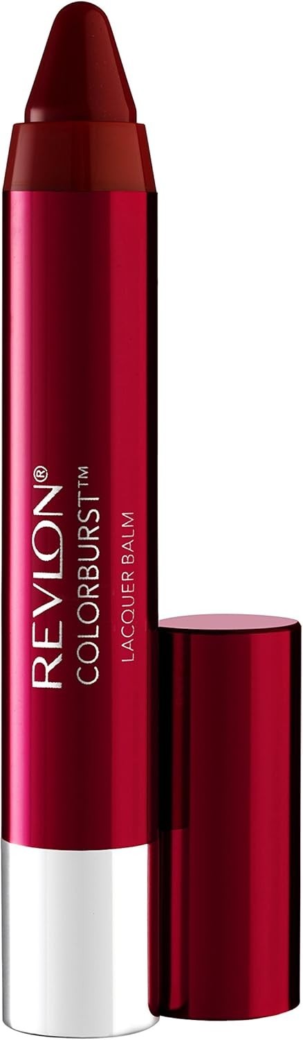 Revlon Lacquer Balm Lip Crayon Gloss Stain Red/Raspberry - ENTICING -New Sealed