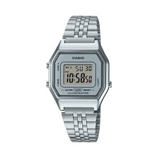 Casio Women s Silver Digital Watch with Light Dial - LA-680WA-7DF