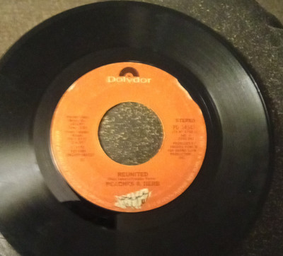 Peaches & Herb Reunited / Easy As Pie 7'' 45 RPM Black Vinyl Single Polydor PD 1 
