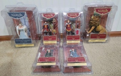 Disneystore Narnia: Lion, Witch, & Wardrobe Figures - Full Set of 6 NIB RARE