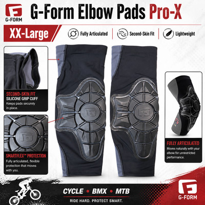 G-Form Ellenbogenschoner Pro-X voll beweglich Second-Skin Fit leicht xx-large