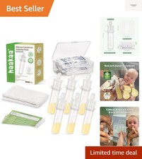 Ready-to-Use Colostrum Collector Set - 6 Reusable Silicone Harvesting Collectors