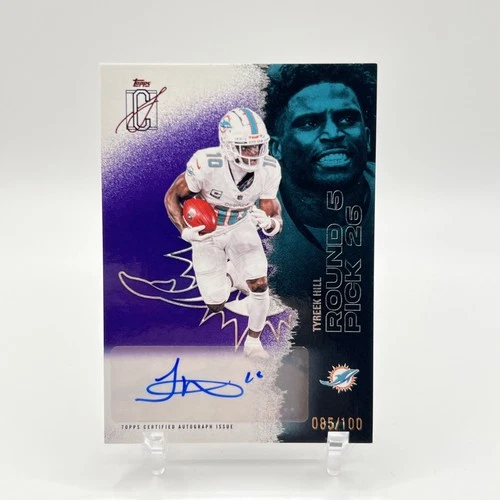 2025 Topps Signature Tyreek Hill Veteran Class Autographs (RAW)