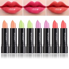 8 Pcs Color Changing Change Lipstick,Magic Lipstick Jelly Lip A5