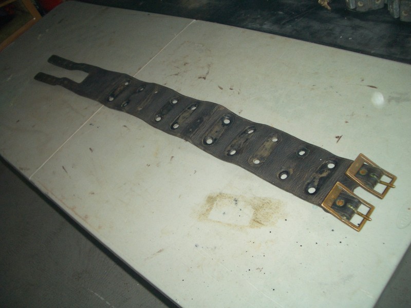 Vintage Mark V Diving Helmet Leather Weight Belt