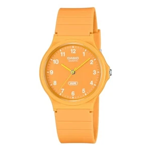 Casio Analog Watch MQ-24B-9B Biomass Plastic Unisex Orange Yellow Quartz
