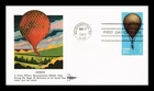 Dr Jim Stamps Intrepid 1861 Hot Air Balloon First Day Cover Gill Craft Cachet
