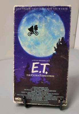 E.T. The Extra Terrestrial (VHS, 1982 - Green Tape Cassette) - Steven Spielberg