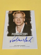 JULIAN SANDS  - 2012 LEAF POP CENTURY SIGNATURES AUTOGRAPH CARD #BA-JS2