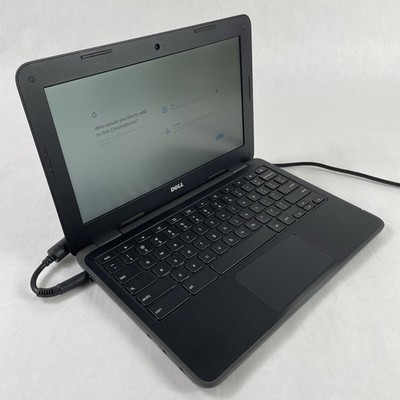 Dell Chromebook 11 3180 11.6'' Celeron N3060 1.60 GHz 4GB RAM 16GB SSD No AC-READ