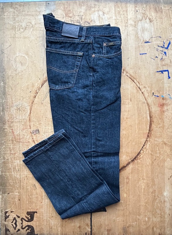 Lee Straight Leg Denim Jeans 33x34