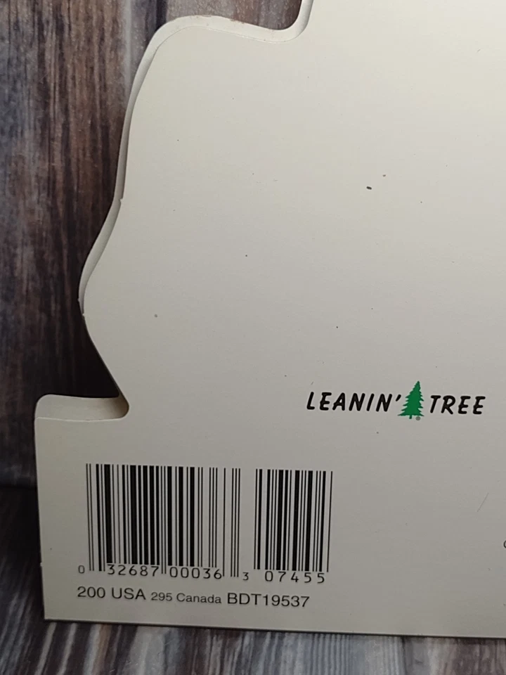 Funny Birthday Card Vintage Leanin Tree Showgirl Adult Humor - Image 4 of 4