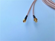 US MADE RG-400 SMA FEMALE to SMA MALE Double Shielded Coaxial Cable US MADE lot