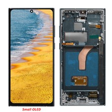 USA LCD Display Touch Screen For Samsung Galaxy S22 Ultra S908U/U1/W Green Frame