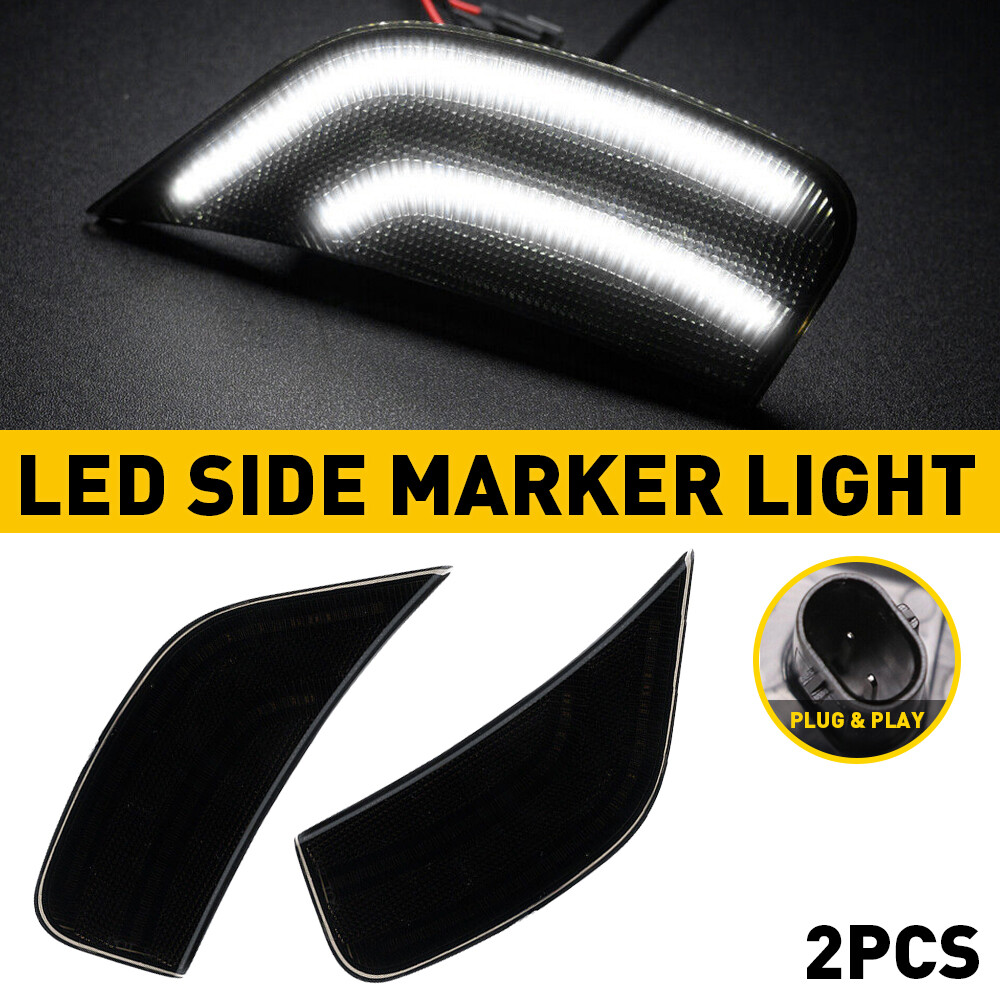 Smoke LED Side Marker Lights For 2021-2023 GMC Yukon XL