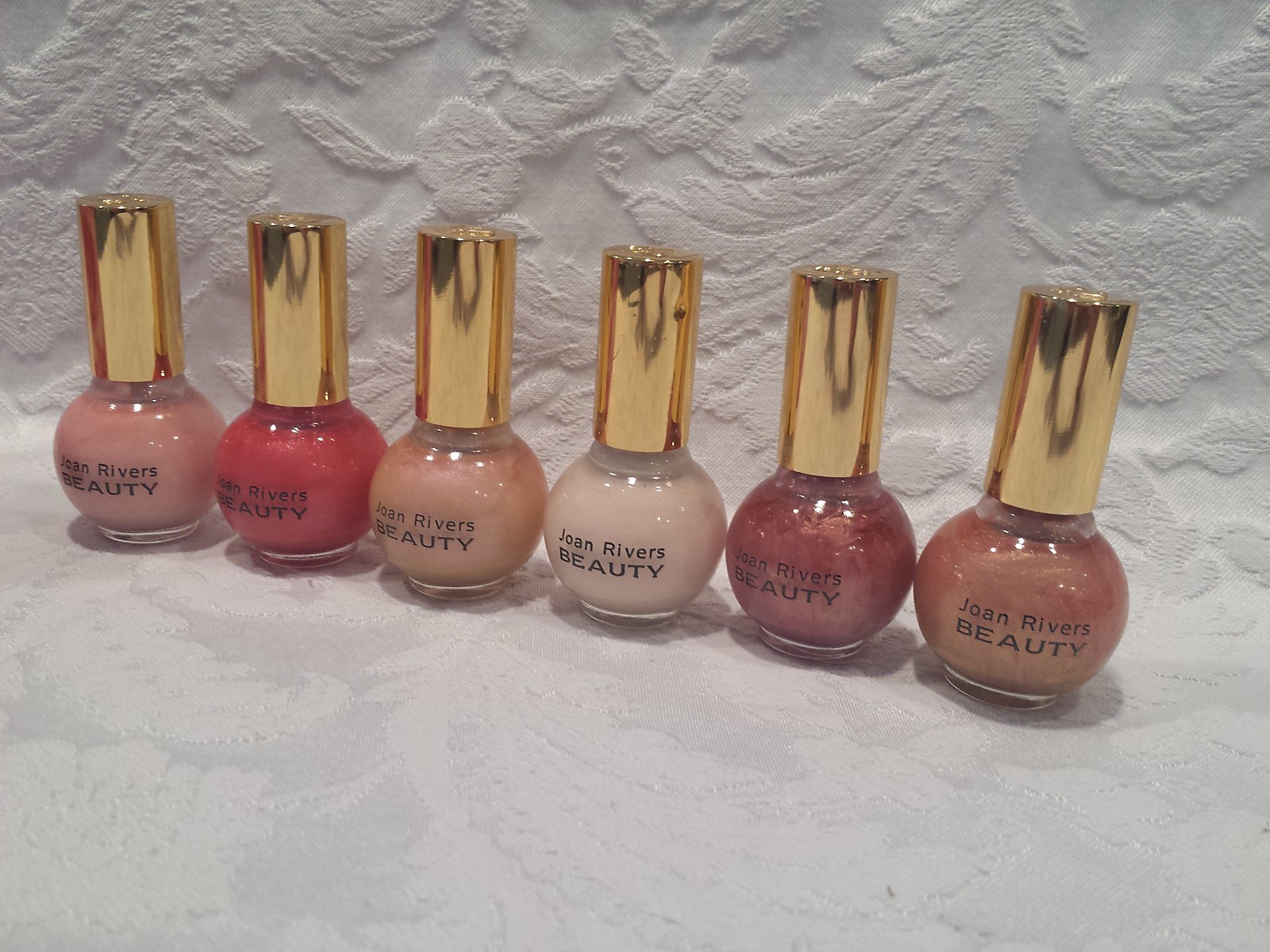 Joan Rivers Beauty GWP Size Nail Polish Set 6 Shades 0.25 Oz Each