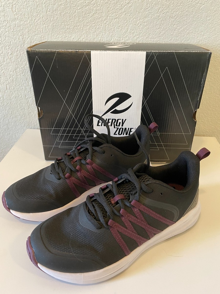 Energy Zone Women's Enthusiast II Black/Pink Athletic Running