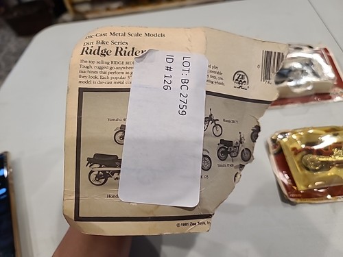 NEW IN BOX - LOT OF 4 - Zee Toys Ridge Riders VINTAGE Die Cast Motorcycles RARE - Picture 7 of 14