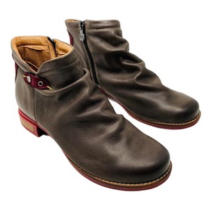 stone colour ankle boots