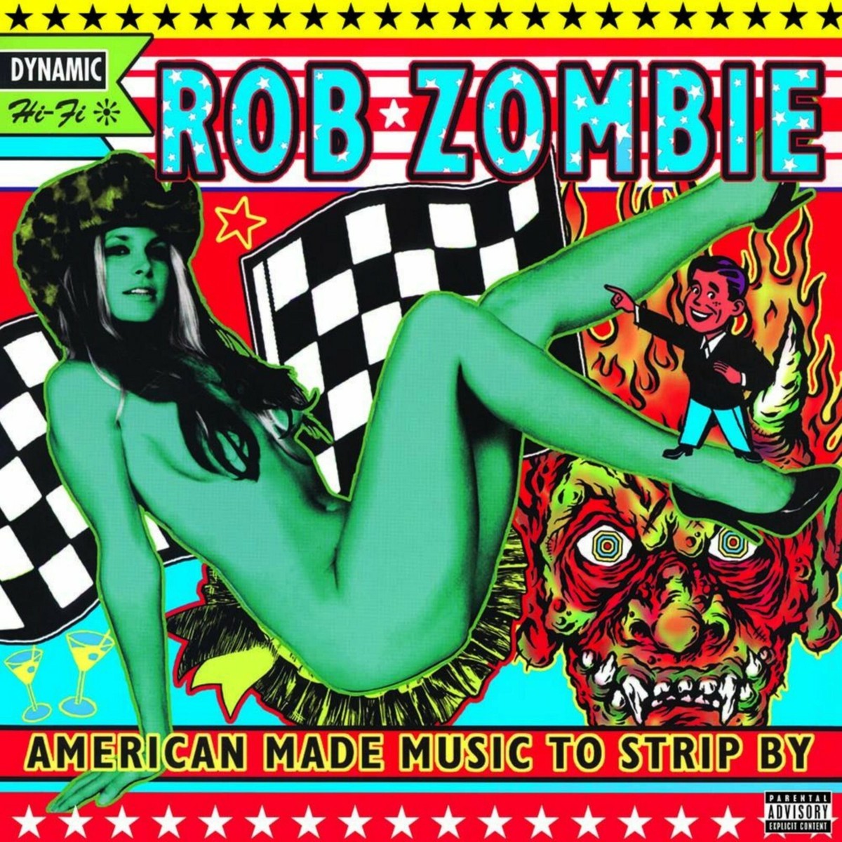 ROB ZOMBIE American Made Music To Strip By BANNER HUGE 4X4 Ft