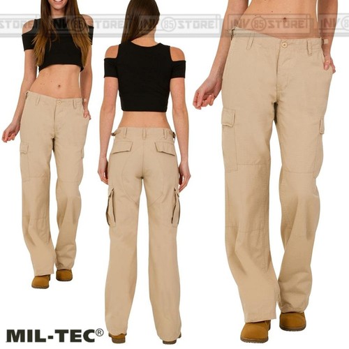Pantaloni Donna MILTEC Women Tactical Pants Tattici Softair Militari Outdoor  KH | eBay