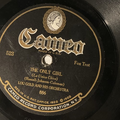 10" 78 RPM-Lou Gold-The OnlyGirl/Broadway Broadcasters-In the Evening/Cameo 523 - Imagen 3 de 4