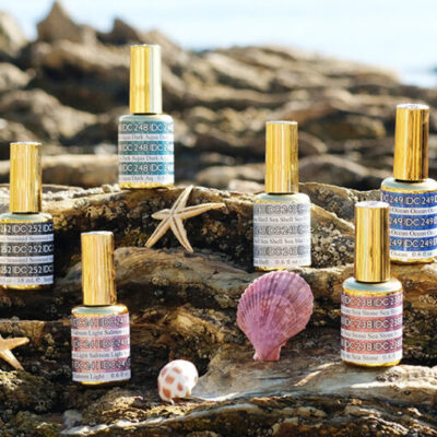 DND DC Mermaid - Manicure Soak off Gel Color in Glitter - Choose Colors