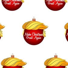 2-Pack 28x30 inch Sheet Of Wrapping Paper: Trump HE'S GOT BALLS (christmas wrap)