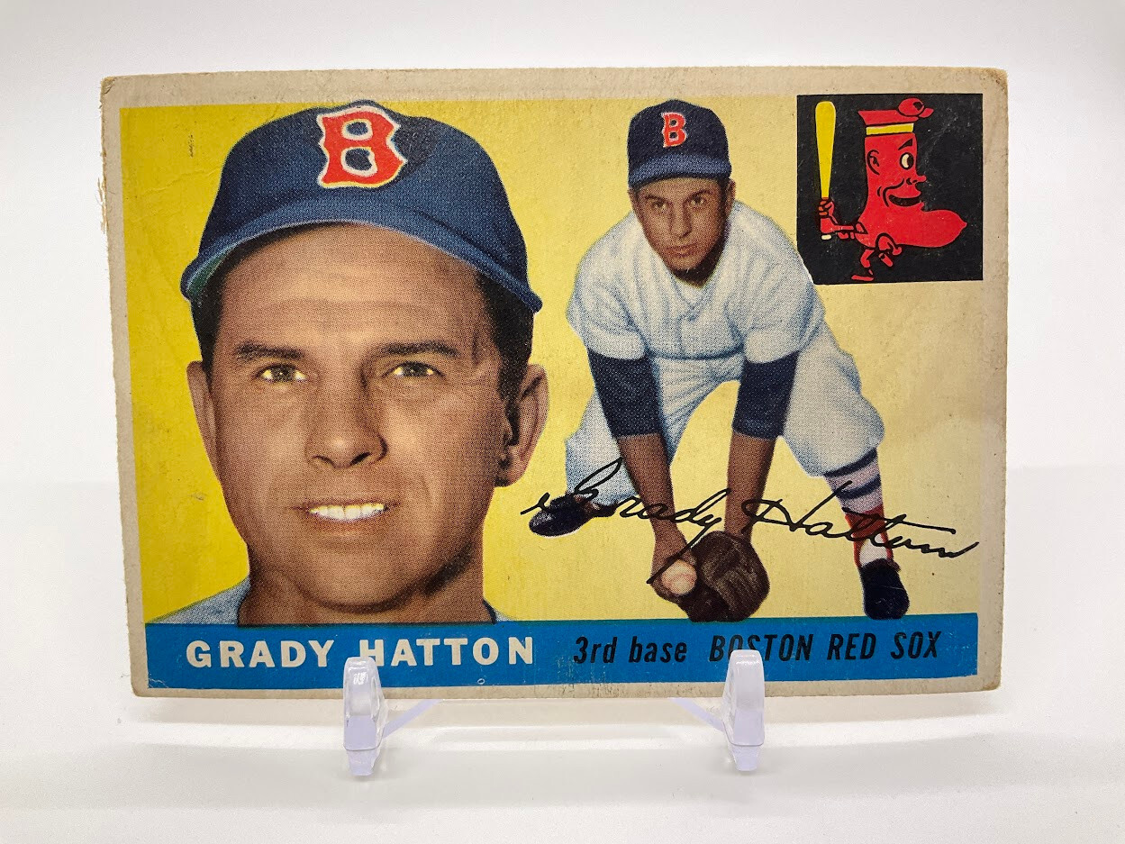 Grady Hatton 1955 Topps 131 Boston Red Sox GD Used eBay