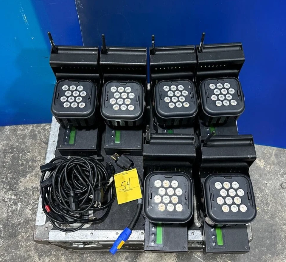 Chroma-Q Color Charge Plus Uplight W/Case #54 (Lot of 6) THS - Image 2 of 4